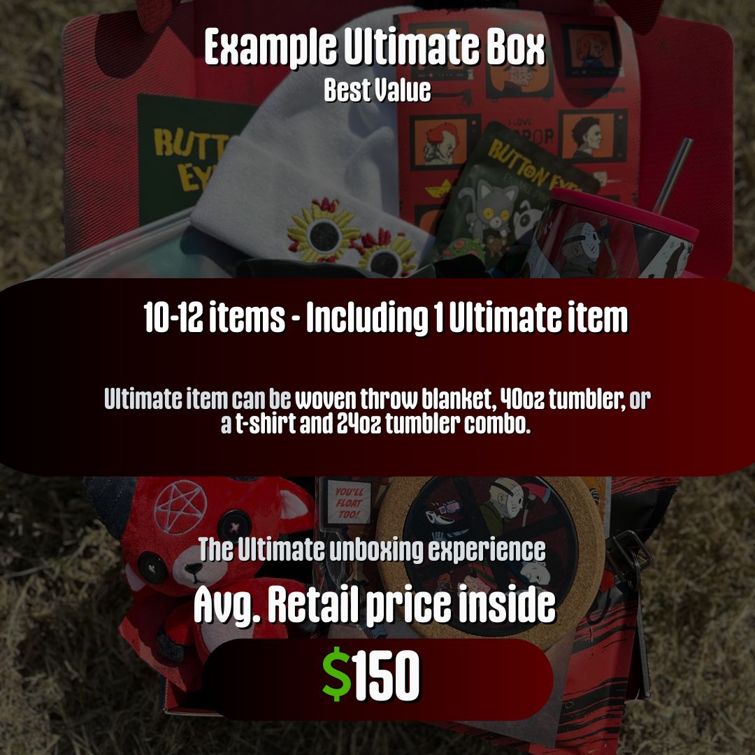 The Horror Mystery Box - 3 Sizes