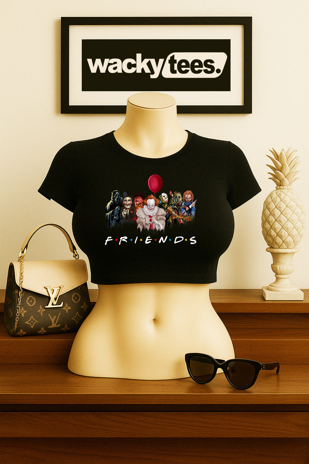Friends Serial Killers Horror Terror Halloween 1 Graphic Tee Shirt