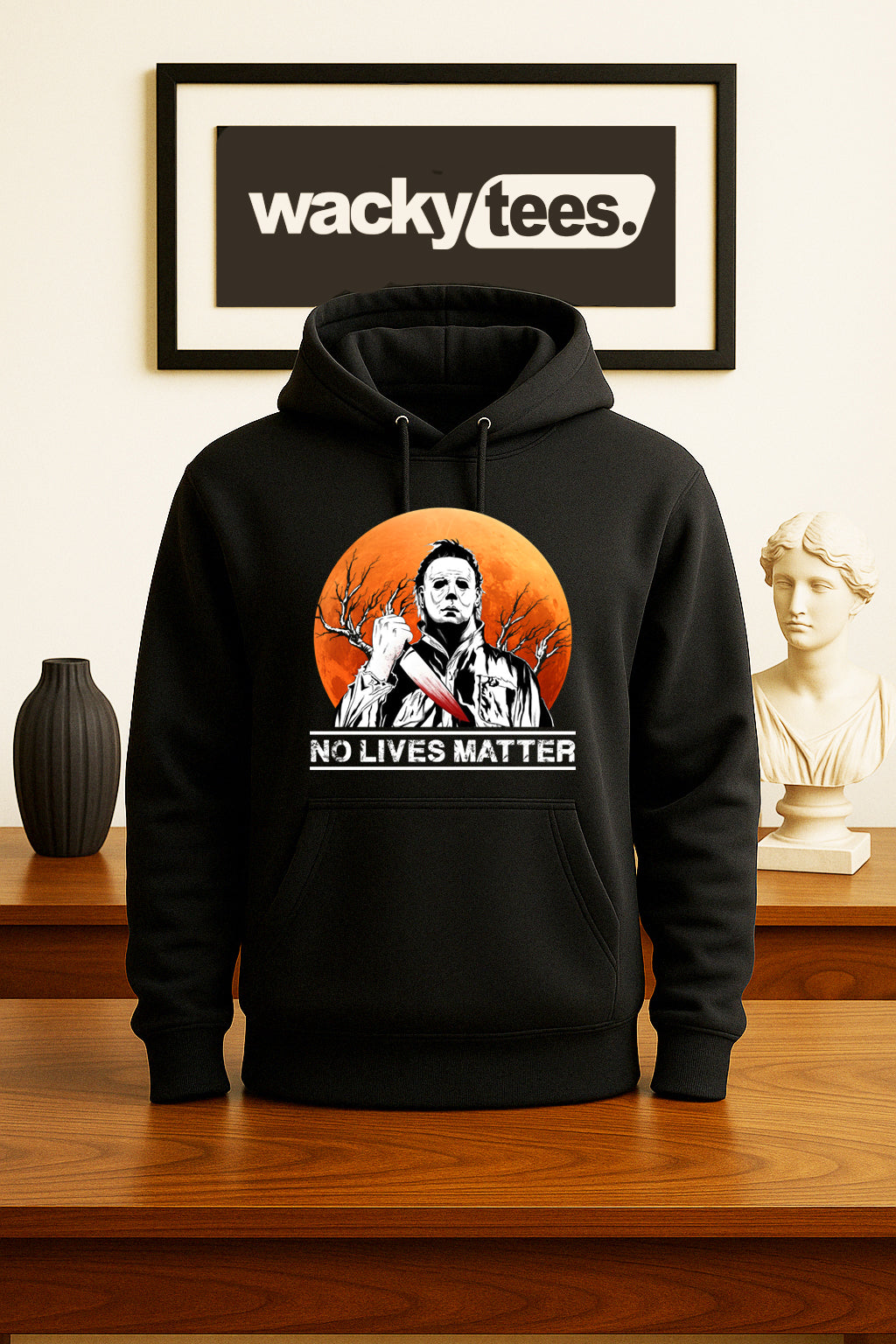 No Lives Matter Michael Myers Horror Terror Halloween Graphic Tee Shirt