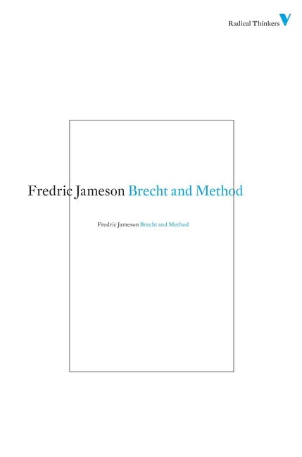 Brecht and Method - Paperback