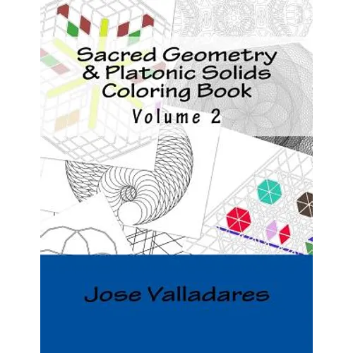 Sacred Geometry & Platonic Solids Coloring Book - Paperback