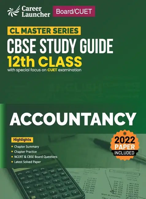 Board plus CUET 2023 CL Master Series - CBSE Study Guide - Class 12 - Accountancy - Paperback