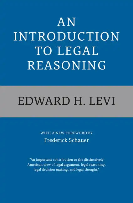 An Introduction to Legal Reasoning - Paperback