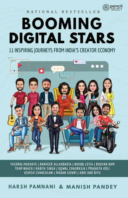 Booming Digital Stars: 11 Inspiring Journeys from India's Creator Economy - Paperback