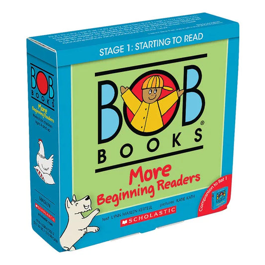 Bob Books - More Beginning Readers Box Set Phonics, Ages 4 and Up, Kindergarten (Stage 1: Starting to Read) - Boxed Set