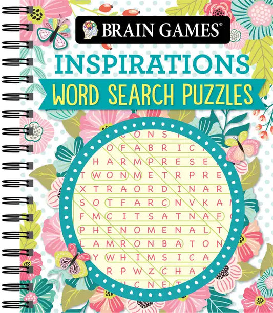 Brain Games - Inspirations Word Search Puzzles - Spiral