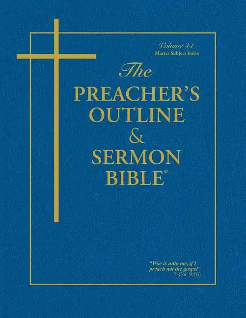 The Preacher's Outline & Sermon Bible: Master Subject Index - Paperback