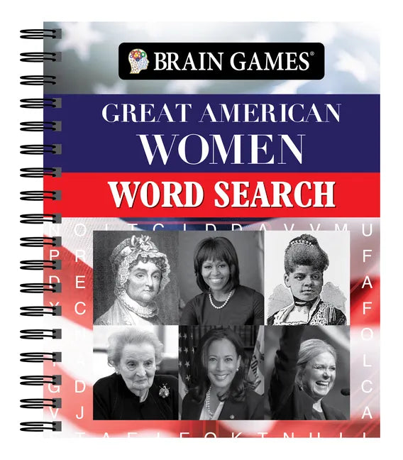 Brain Games - Great American Women Word Search - Spiral