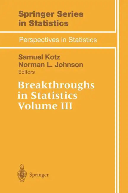 Breakthroughs in Statistics - Paperback