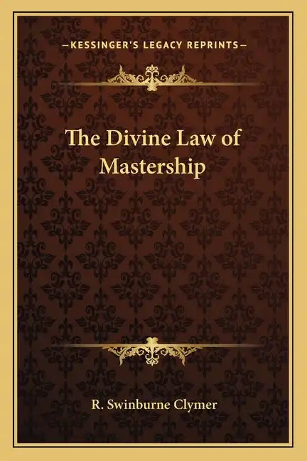 The Divine Law of Mastership - Paperback