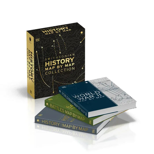 History Map by Map Collection: 3-Book Box Set - Wwii, Battles, and World History Books - Hardcover