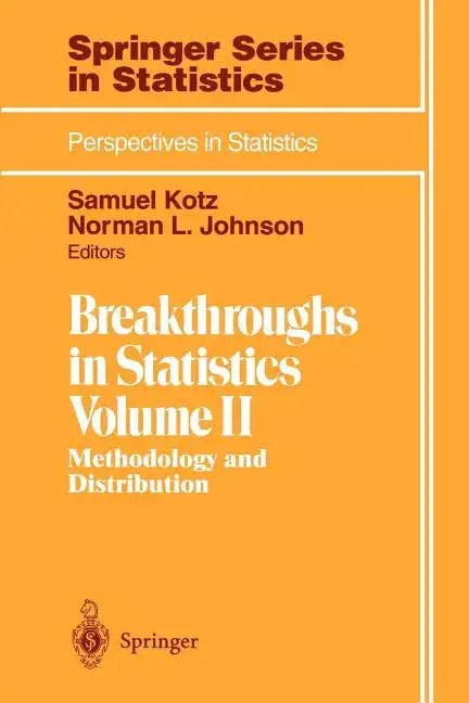 Breakthroughs in Statistics: Methodology and Distribution - Paperback