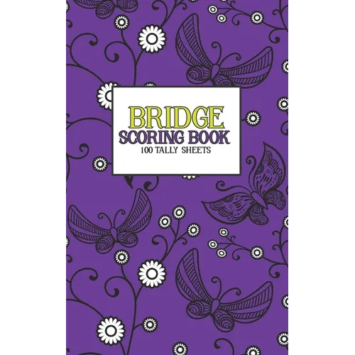 Bridge Scoring Book: 100 Tally Sheets - Paperback