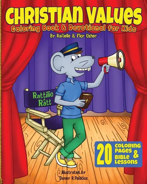 Christian Values: Coloring Book Devotional for Kids - Paperback