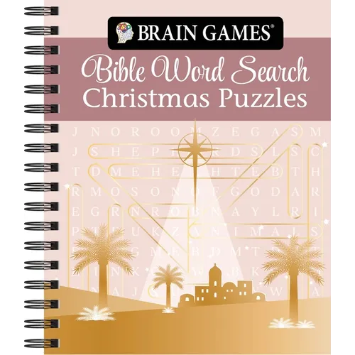 Brain Games - Bible Word Search Christmas Puzzles - Spiral