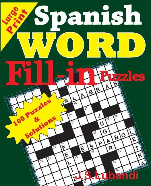 Spanish Word Fill - in Puzzles - Paperback