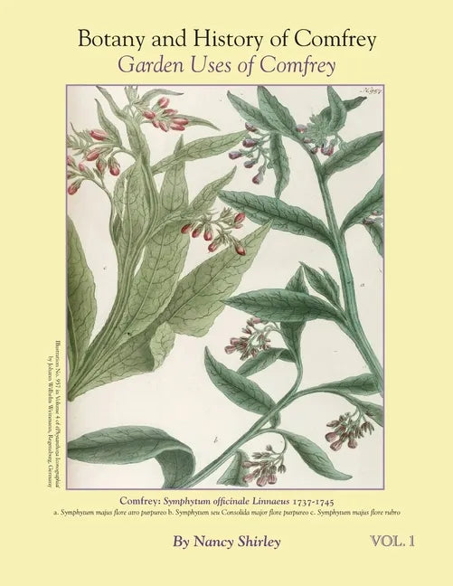 Botany and History of Comfrey; Garden Uses of Comfrey - Paperback
