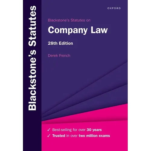 Blackstone's Statutes on Company Law - Paperback
