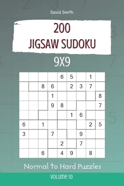 Jigsaw Sudoku - 200 Normal to Hard Puzzles 9x9 vol.10 - Paperback