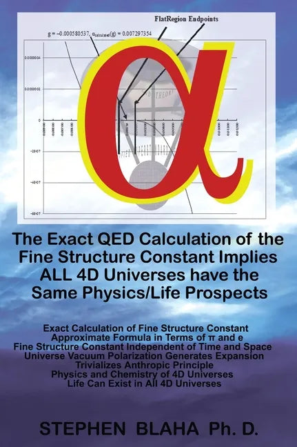 The Exact QED Calculation of the Fine Structure Constant Implies ALL 4D Universes have the Same Physics/Life Prospects - Hardcover
