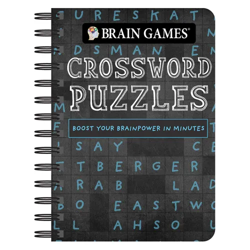 Brain Games - To Go - Crossword Puzzles (Chalkboard) - Spiral