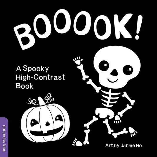 Booook! a Spooky High-Contrast Book: Halloween High-Contrast Baby Board Book - Board Book