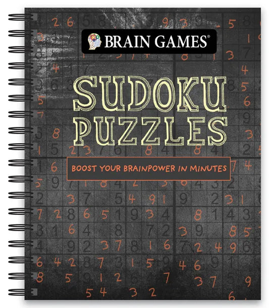 Brain Games - Sudoku (Chalkboard #2): Boost Your Brainpower in Minutes Volume 2 - Spiral
