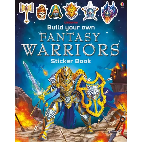Build Your Own Fantasy Warriors Sticker Book - Paperback
