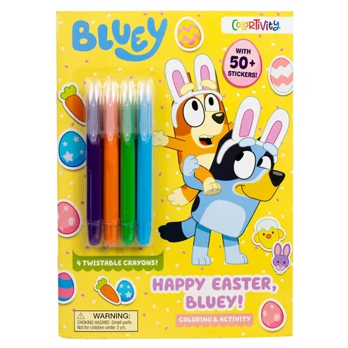 Bluey Colortivity: Happy Easter, Bluey! - Paperback